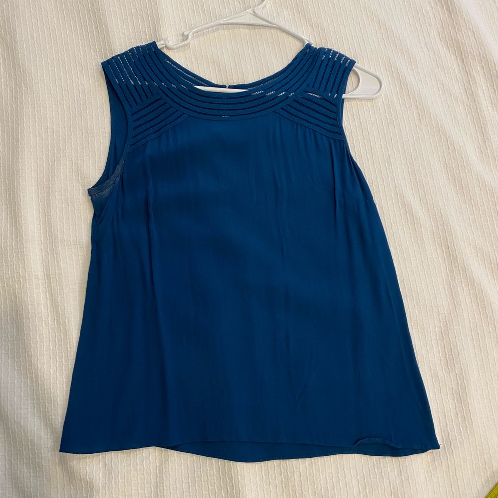 Talbots cobalt blue top